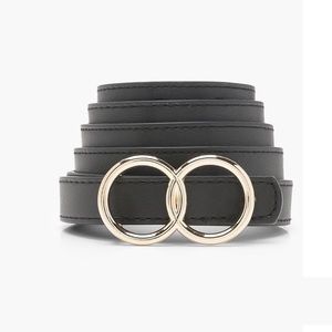 Boohoo double ring belt